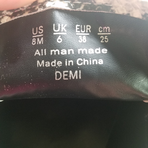 Bleecker and Bond Snakeskin Loafers with Silver Buckle - Picture 4 of 9